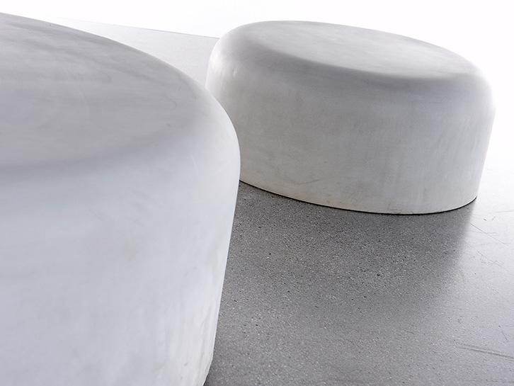  Bubble - seat and design-element made of concrete.
